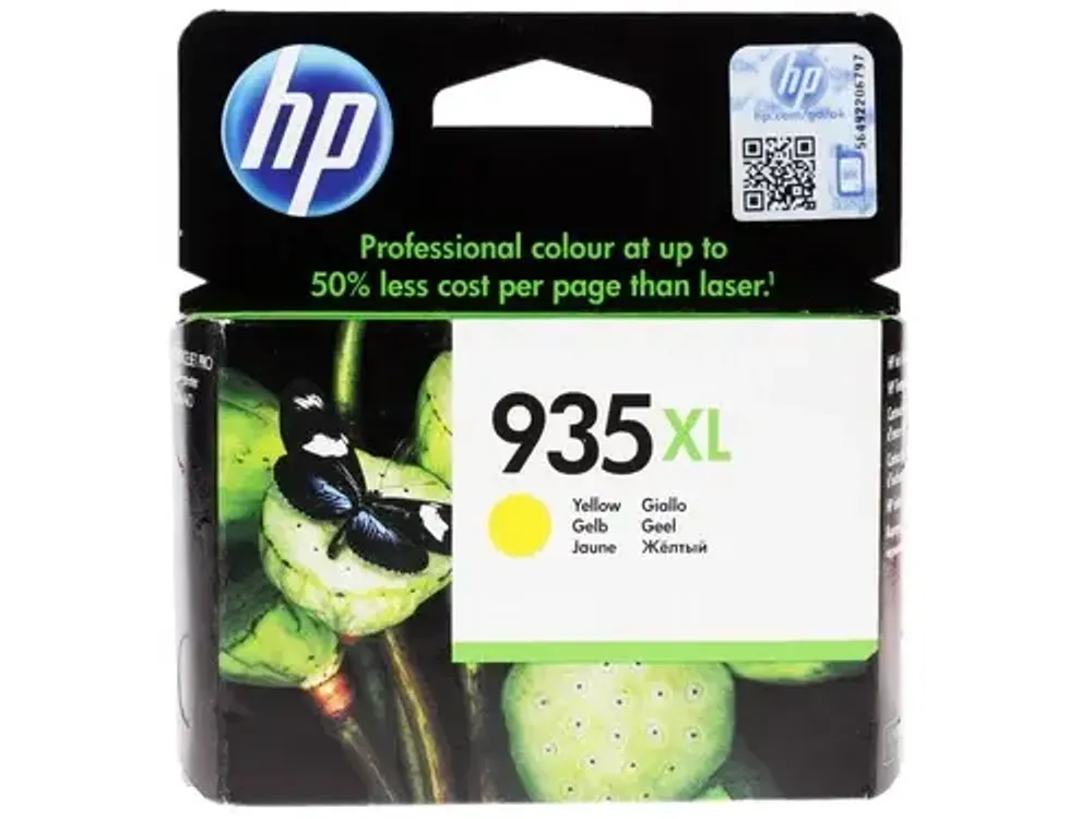 Картридж HP 935XL C2P26AE струйный желтый увеличенной емкости (825 стр)