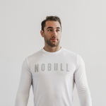 Белый лонгслив NOBULL