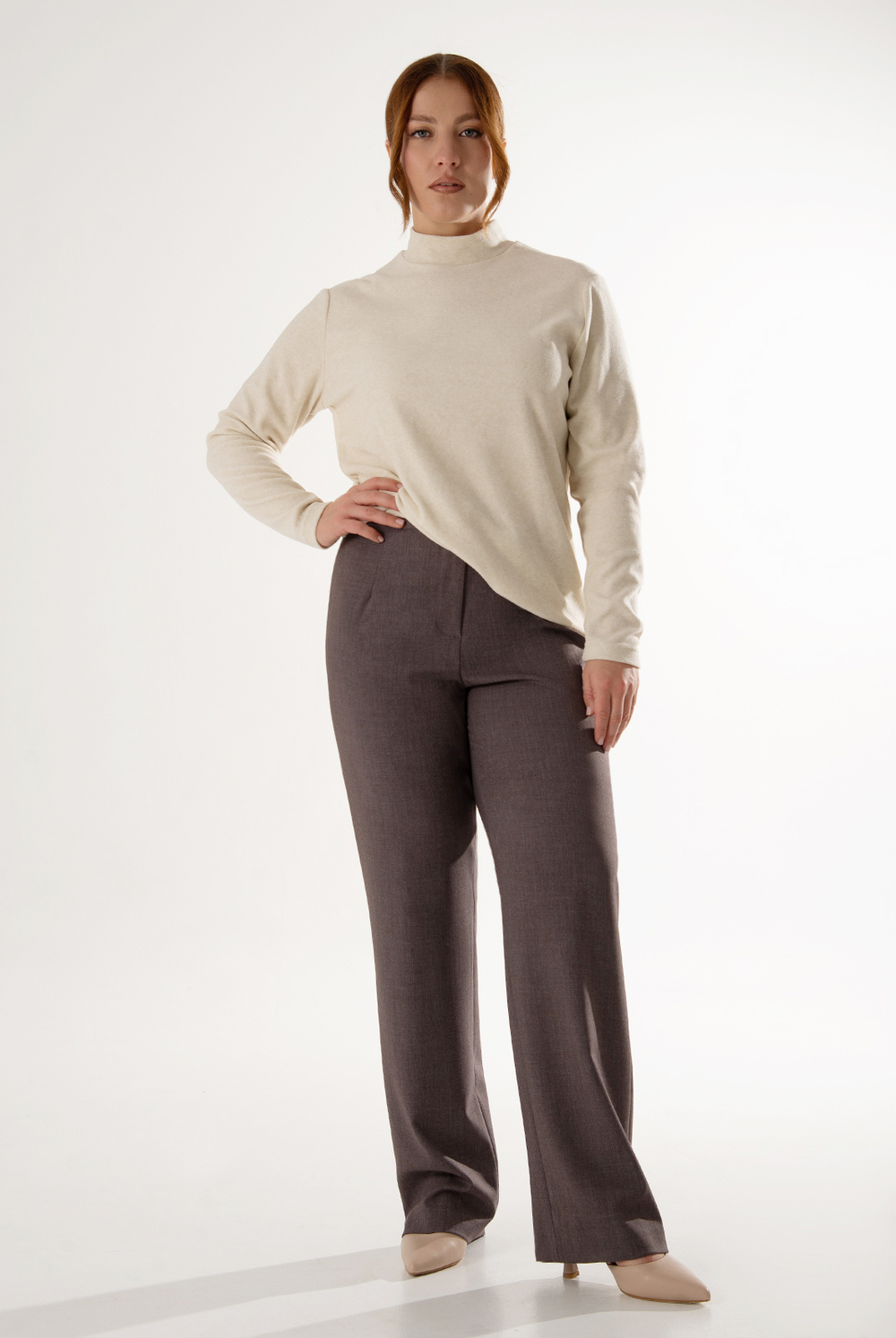 Брюки женские 4730з, Кофе #519Коф024730з