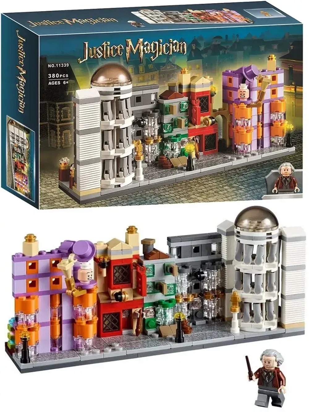 Конструктор Гарри Поттер Косой переулок 380 деталей