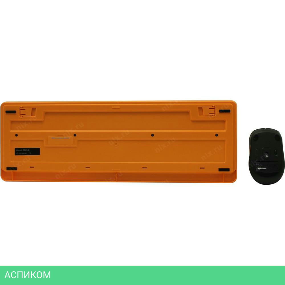Набор периферии A4Tech Fstyler FG1010 Orange черный/оранжевый