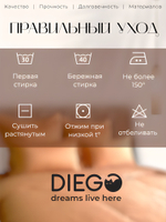 Постельное белье Евро Люкс 200х220 Бежевое