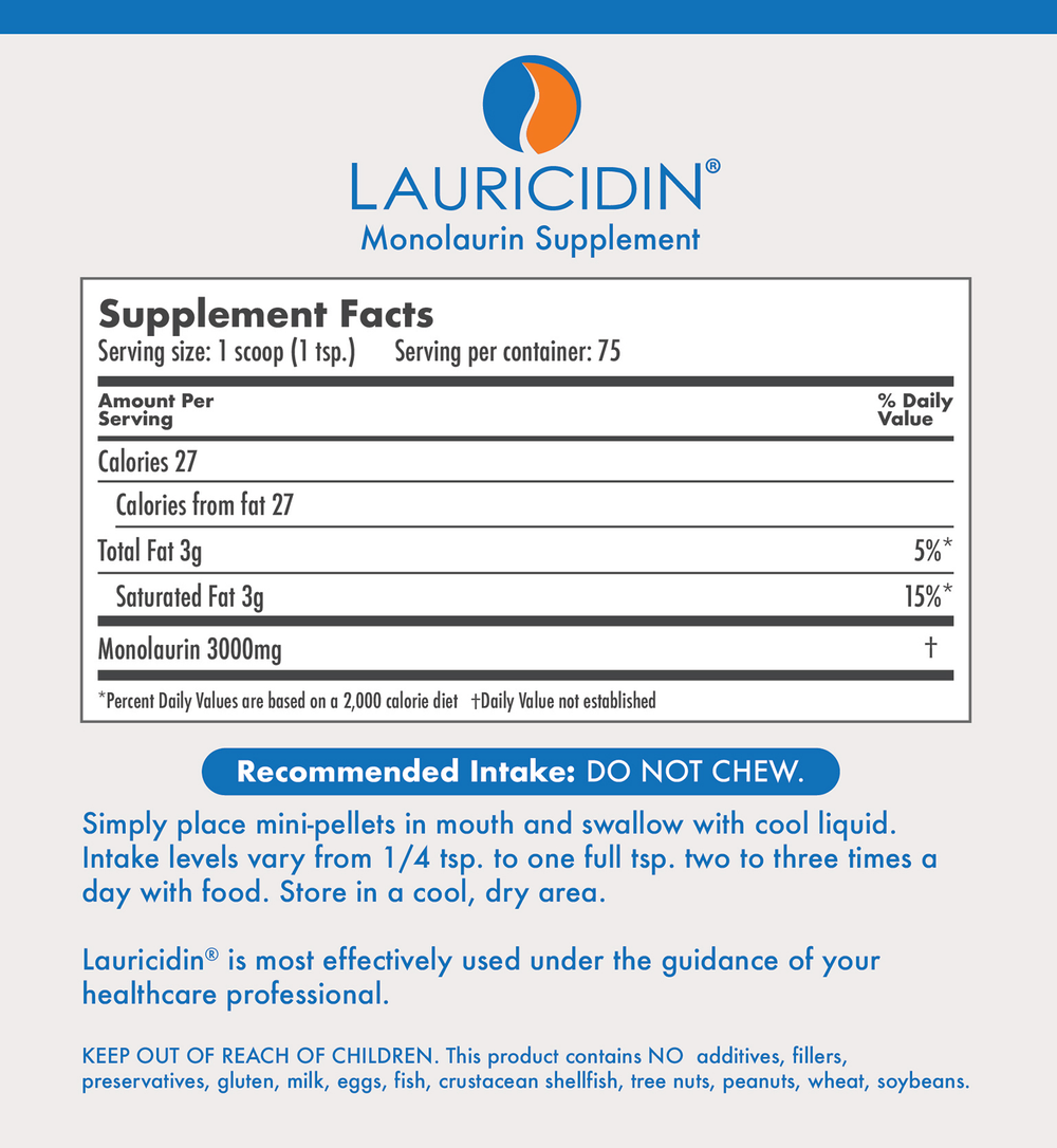 Lauricidin Monolaurin 227g.