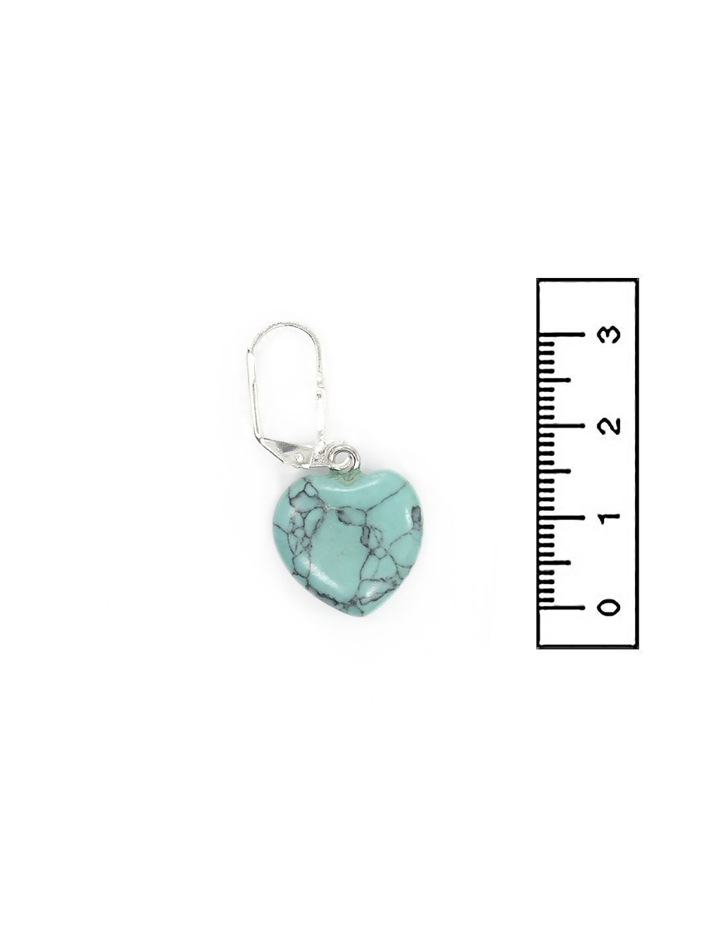Серьги из бирюзы bise001-se