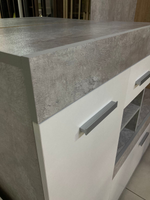 Прихожая Инстайл бетон/белый