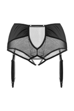 Эротические трусики-пояс Waname Elegance с высокой посадкой черные 54-56