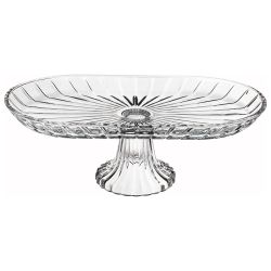 БЛЮДО НА НОЖКЕ ОВАЛЬНОЕ 33Х16Х12 СМ