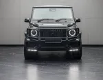 Серебряная дуга переднего бампера и воздухозаборники для Mercedes-Benz G63 AMG 2024+ W465 Гелик кенгурятник защита бампера
