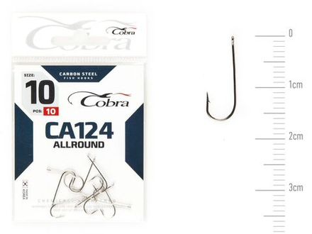 Крючки Cobra Allround ROUND сер. CA124 разм. 010 10шт.