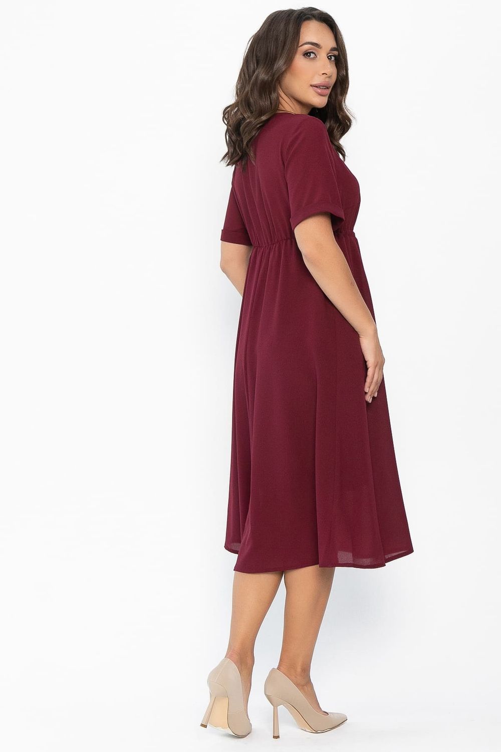 Платье Майя (бордовое) П13937-3М LT Collection