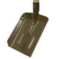 Лопата совковая с ребрами жесткости с черенком