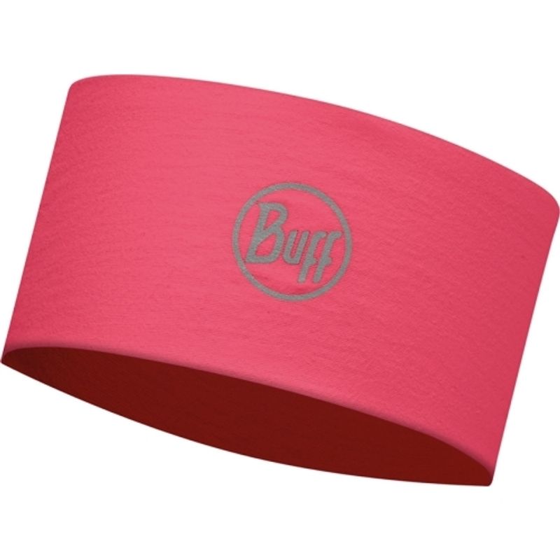 Повязка на голову спортивная Buff R-Solid Raspberry Pink Фото 1