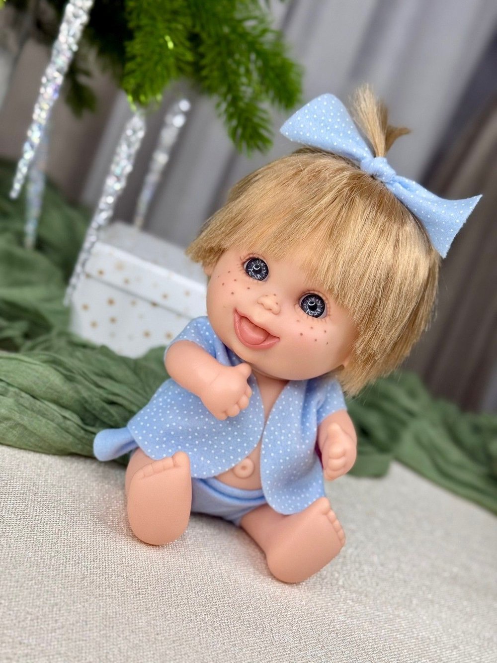 Пупс BERJUAN виниловый 20см Pecosetes (124A10)