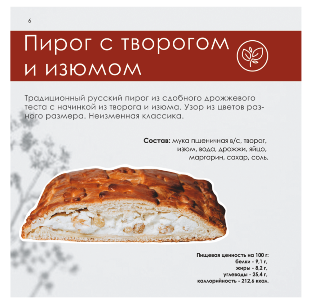 Комплект открыток "Пироги" (8 листов)180х180мм, картон,4+4