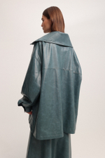 Анорак из экокожи