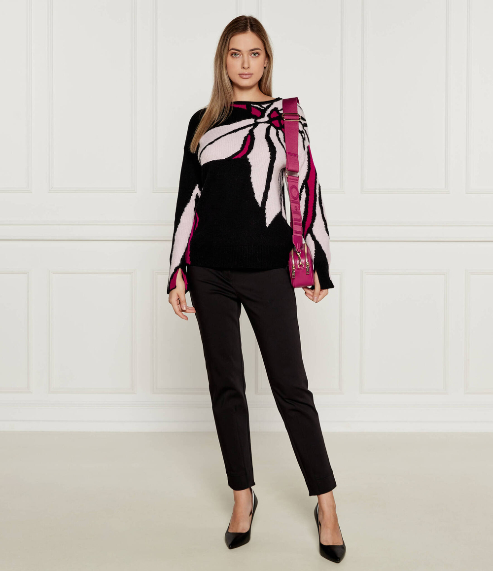 Хлопковый свитер Marc Cain - черный(XC 41.30 M56)