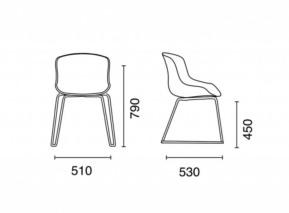 Стул пластиковый Papatya Globe-S Sled, белый