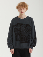 Мужской Свитер (Round-neck) Falling Castles
