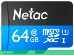 Карта памяти Netac microSDHC 64GB P500 (NT02P500STN-064G-S)