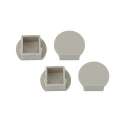 Набор заглушек ЭРА 1915-3A для профиля LF281, 4 глухие круглые