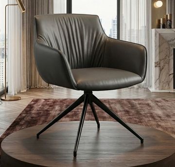 Полукресло Sofia soft-touch цвет темно-серый