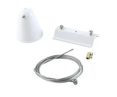 Подвесное крепление для однофазной трековой системы Vaes 2TRA, цвет белый