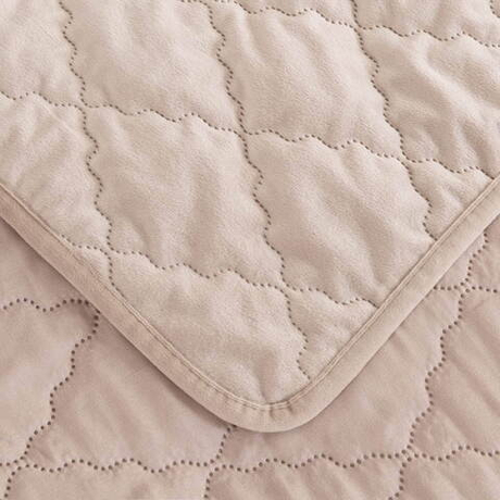 Покрывало 160х220 и наволочка 50x70 Sofi De MarkO Деметра светло-бежевое