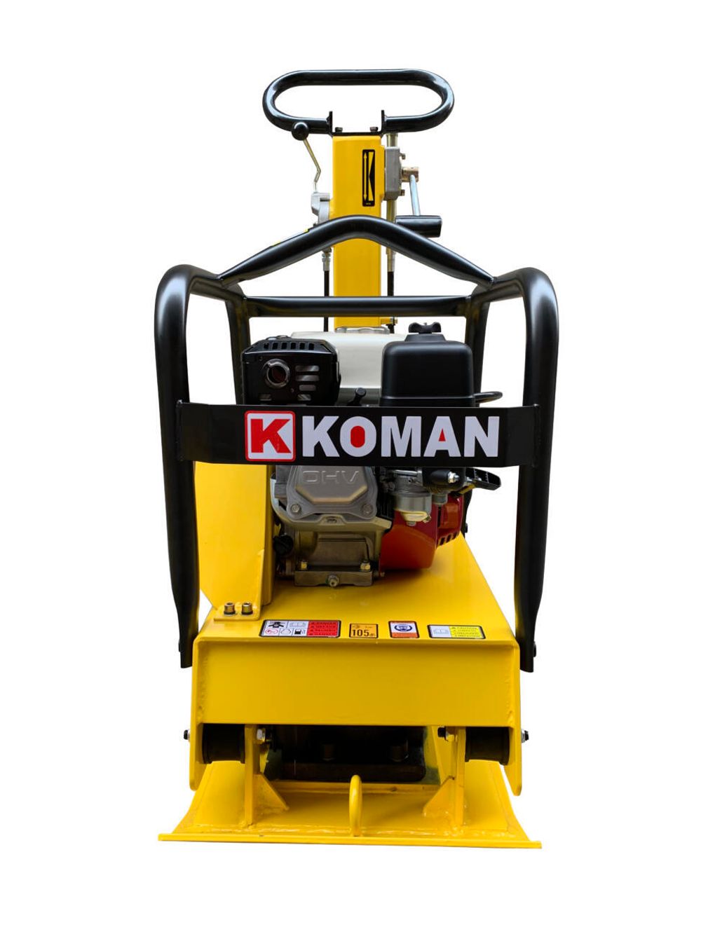 Виброплита реверсивная KOMAN MS125-4 бензиновая - [126 кг / 25 кН / Honda GX160]