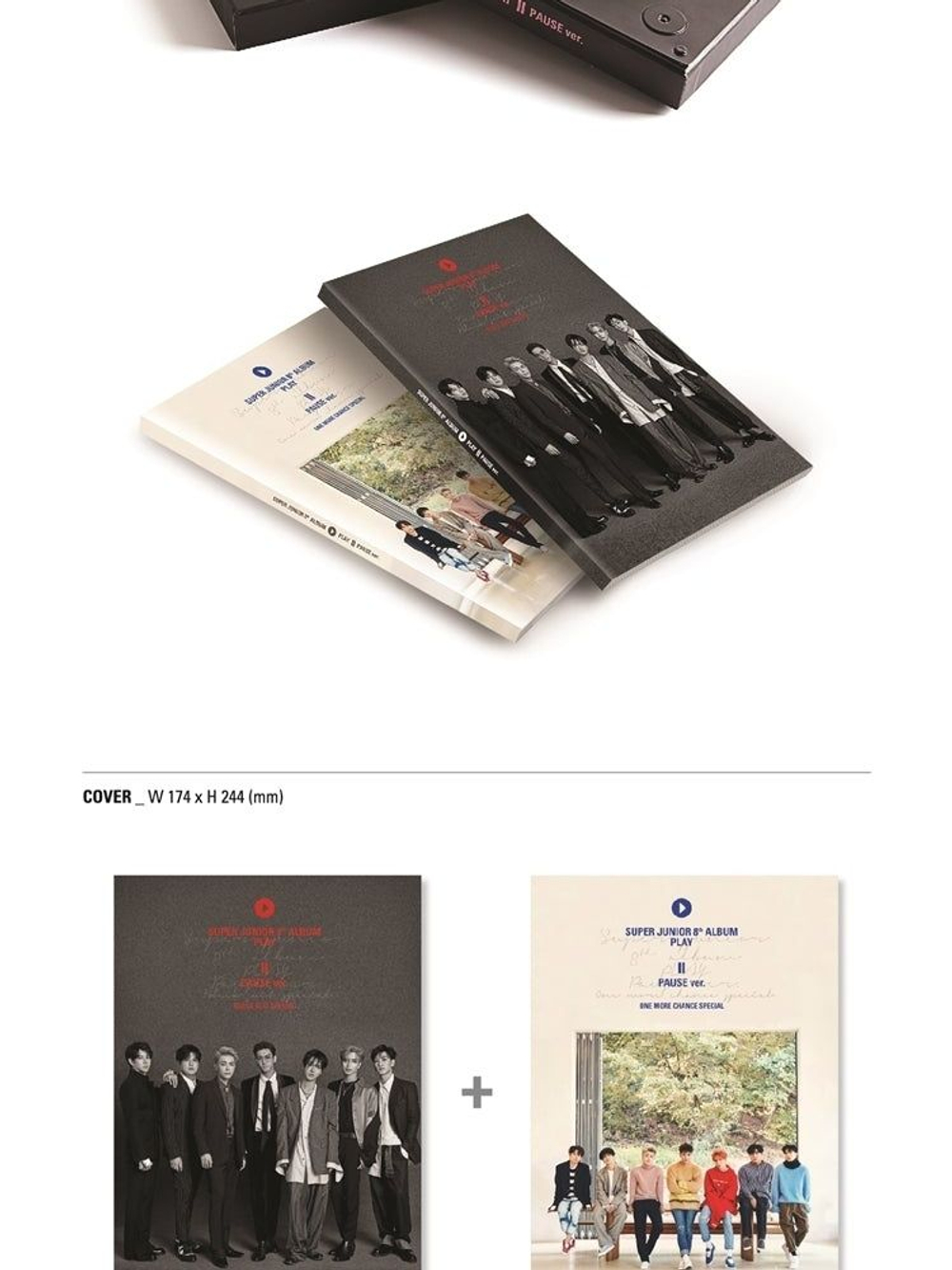 Альбом Super Junior - Play 8th Album PAUSE Version