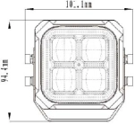 Дополнительные фары на крышу и капот для внедорожников и пикапов дальний свет противотуманники фары люстры боковики