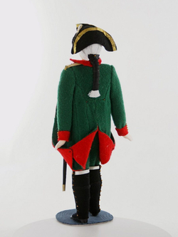 Кукла коллекционная Потешного промысла в военном костюме гарнизонного обер-офицера (Гринев, "Капитанская дочка")