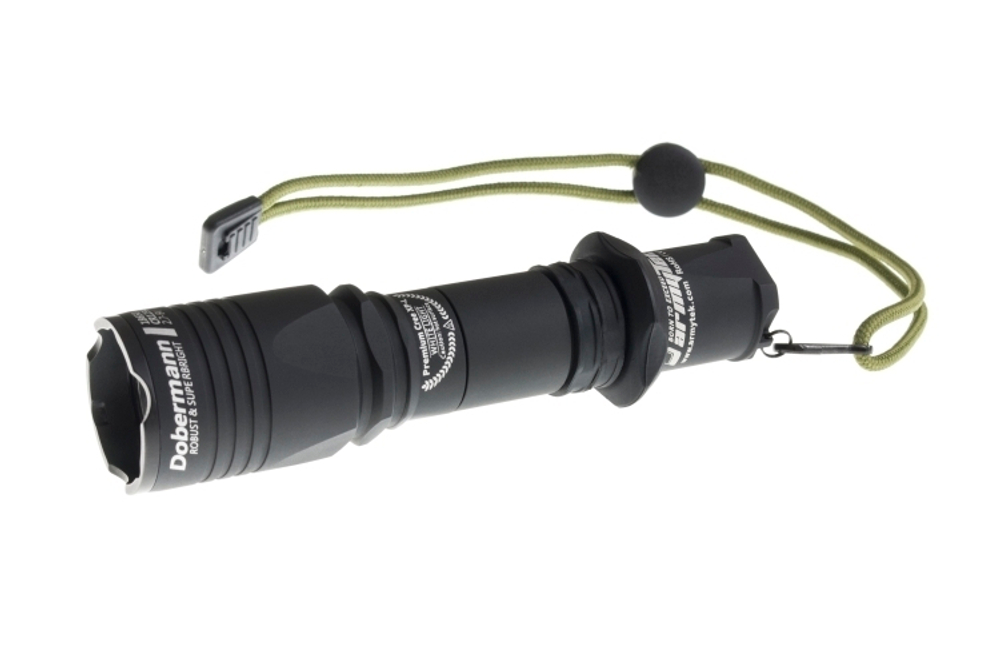 Фонарь Armytek Dobermann XP-E2 (Green) 270 лмн зелёный свет
