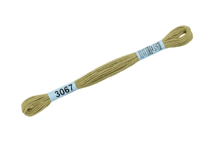 Мулине "Gamma", 100% хлопок, 8 м, №3067