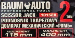 Домкрат механический ''ромб''2т Baum Auto BM-10152A