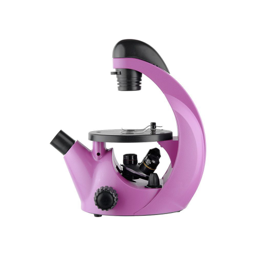 Микроскоп школьный Эврика 40x-320x инвертированный (аметист)