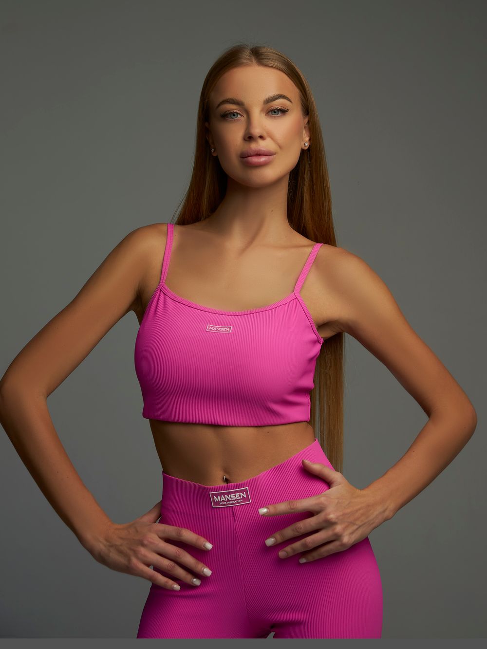 Топ Rib Pink