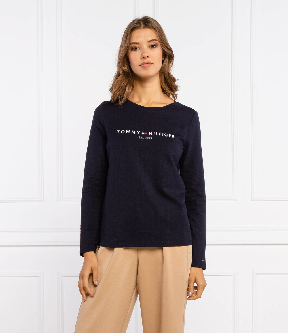 блузка Tommy Hilfiger - темно-синий(WW0WW30720)