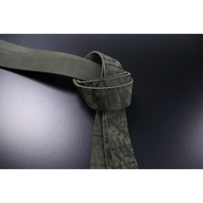 Ременная заготовка зеленая лофт гладкая