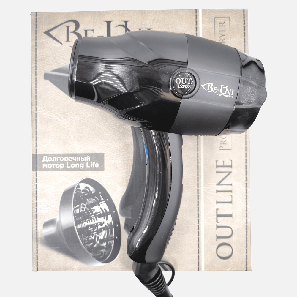 Фен с диффузором 2200 Вт BE-UNI OUTLINE 4441 с ионизацией
