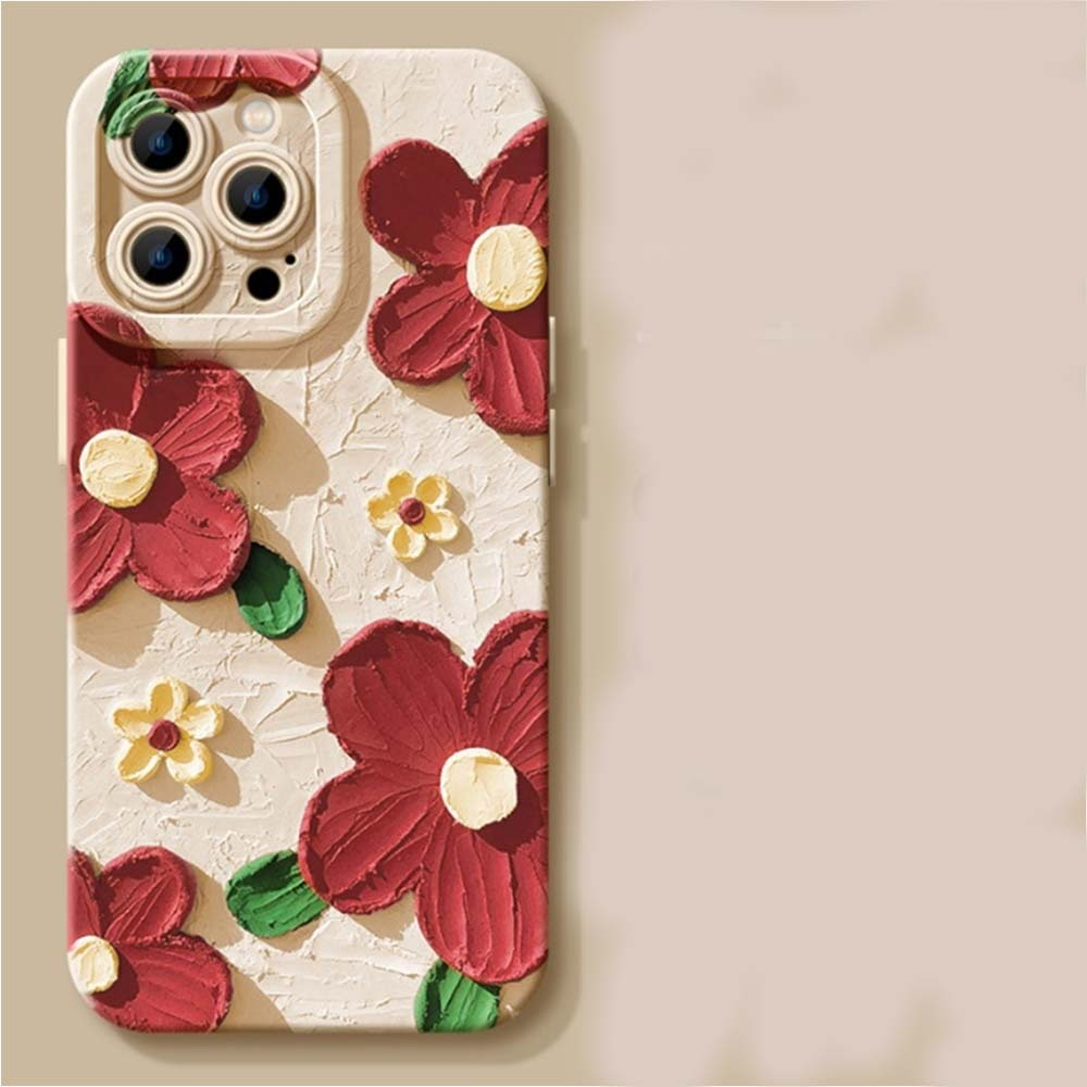 Чехол на iPhone 15 Цветы