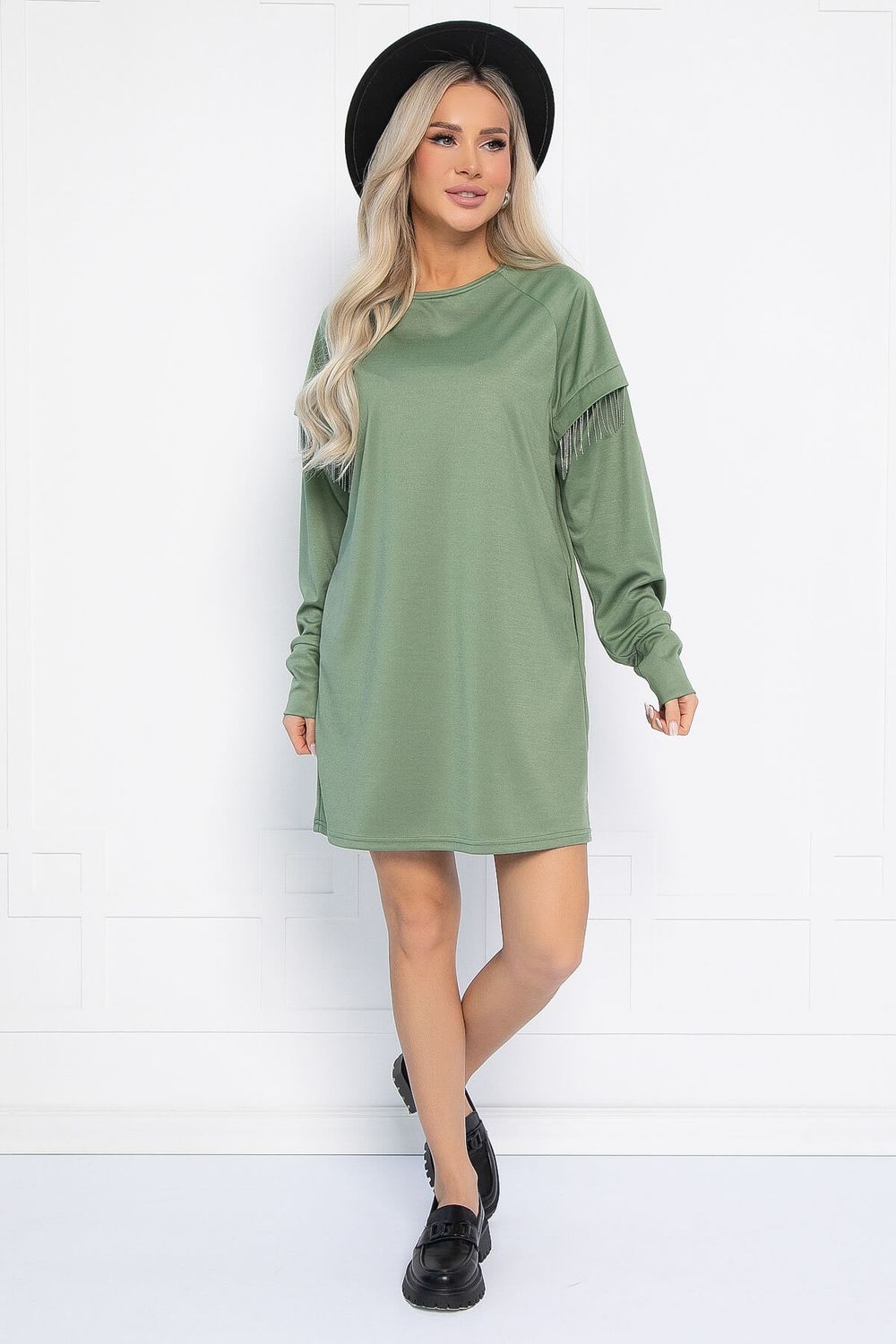 Платье Стелла (оливковое) П12706-5 LT Collection