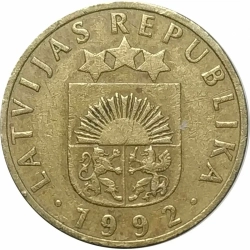 Латвия 10 сантим 1992 год