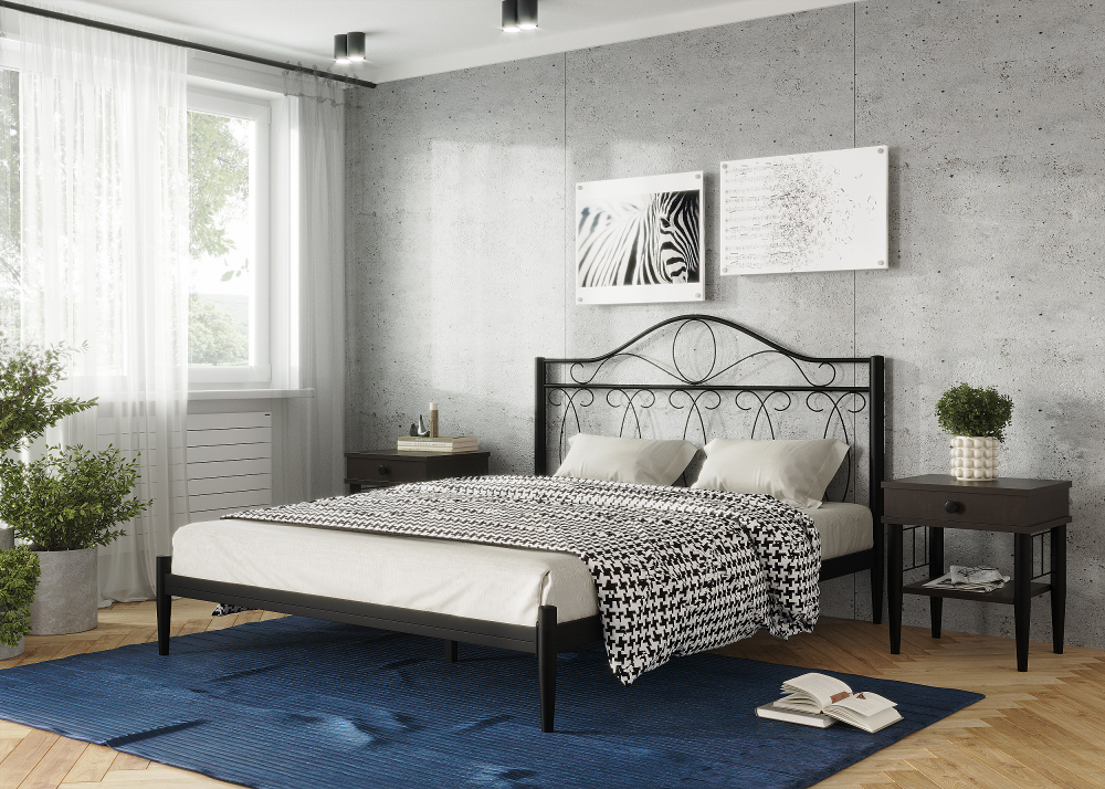 Кровать Форвард ЭЛЕГИЯ 140 черный