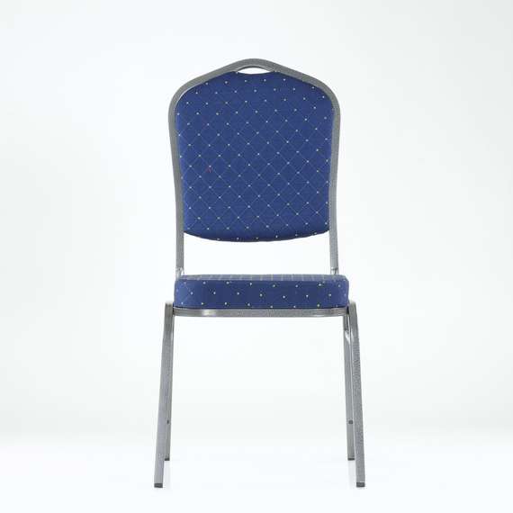 Стул Barneo S-6 банкетный каркас серый, синяя ткань
