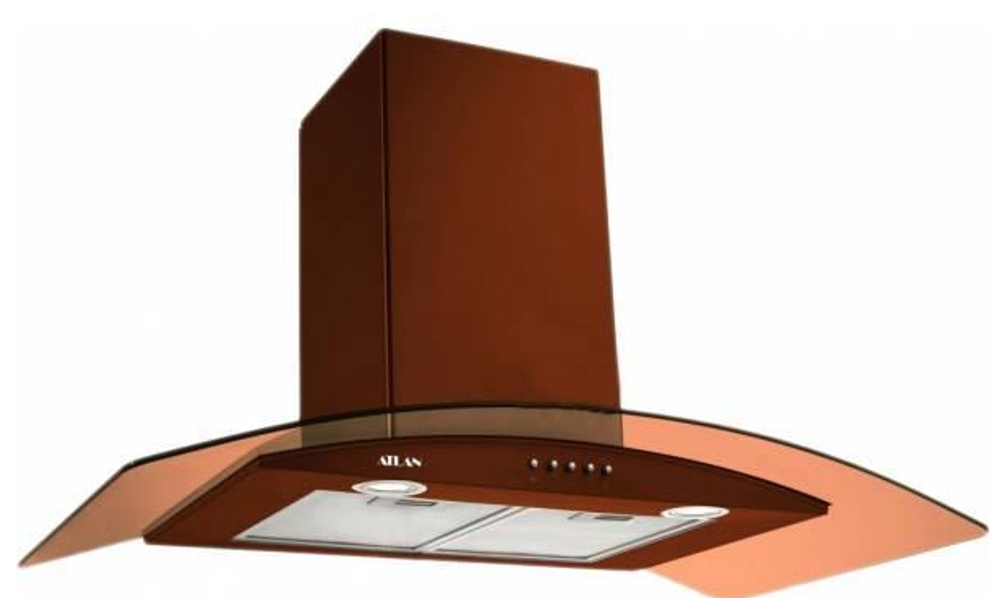 Вытяжка ATLAN 3388 A2 90см TG brown