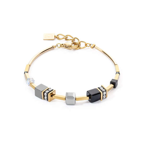 Браслет Coeur de Lion Black-White-Grey 2800/30-1333