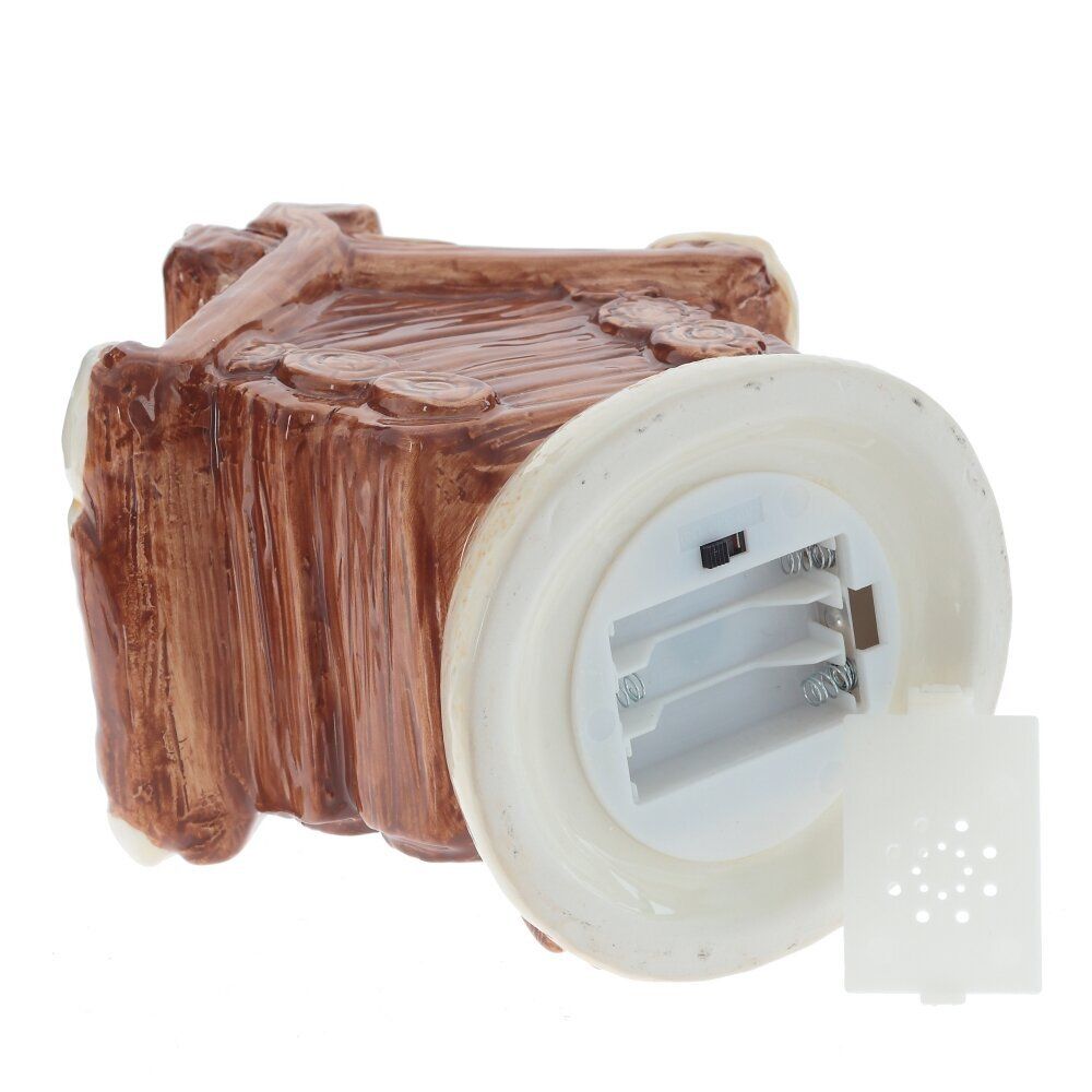 GAEM Фигурка декоративная "Избушка" с подсветкой (3xAAA), L15 W11 H17 см