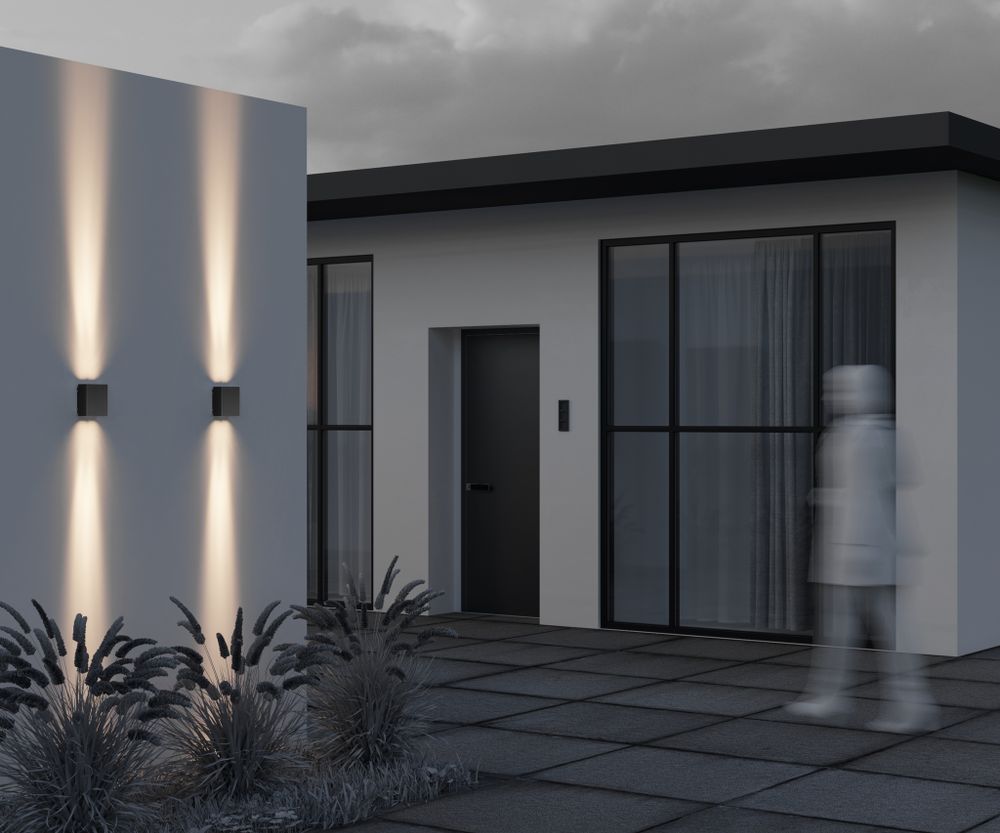 Уличный настенный светодиодный светильник Maytoni   O570WL-L20B3K