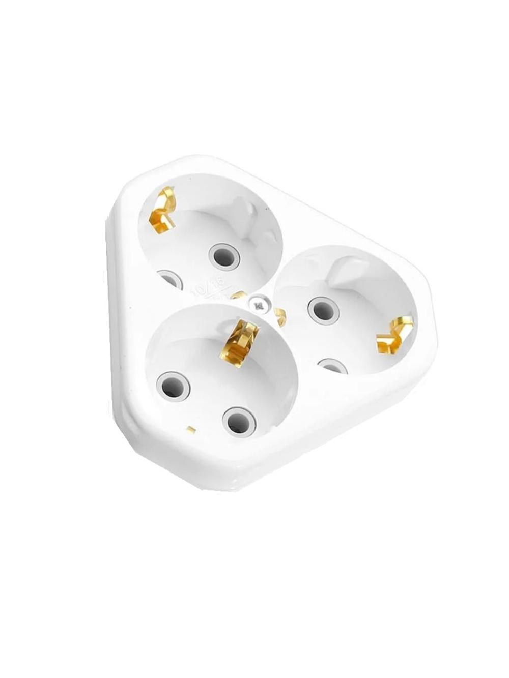 Розетка трехмест. скр. уст. с з/к, з/ш (ток 16А) РС10/16-503 в инд. упак.