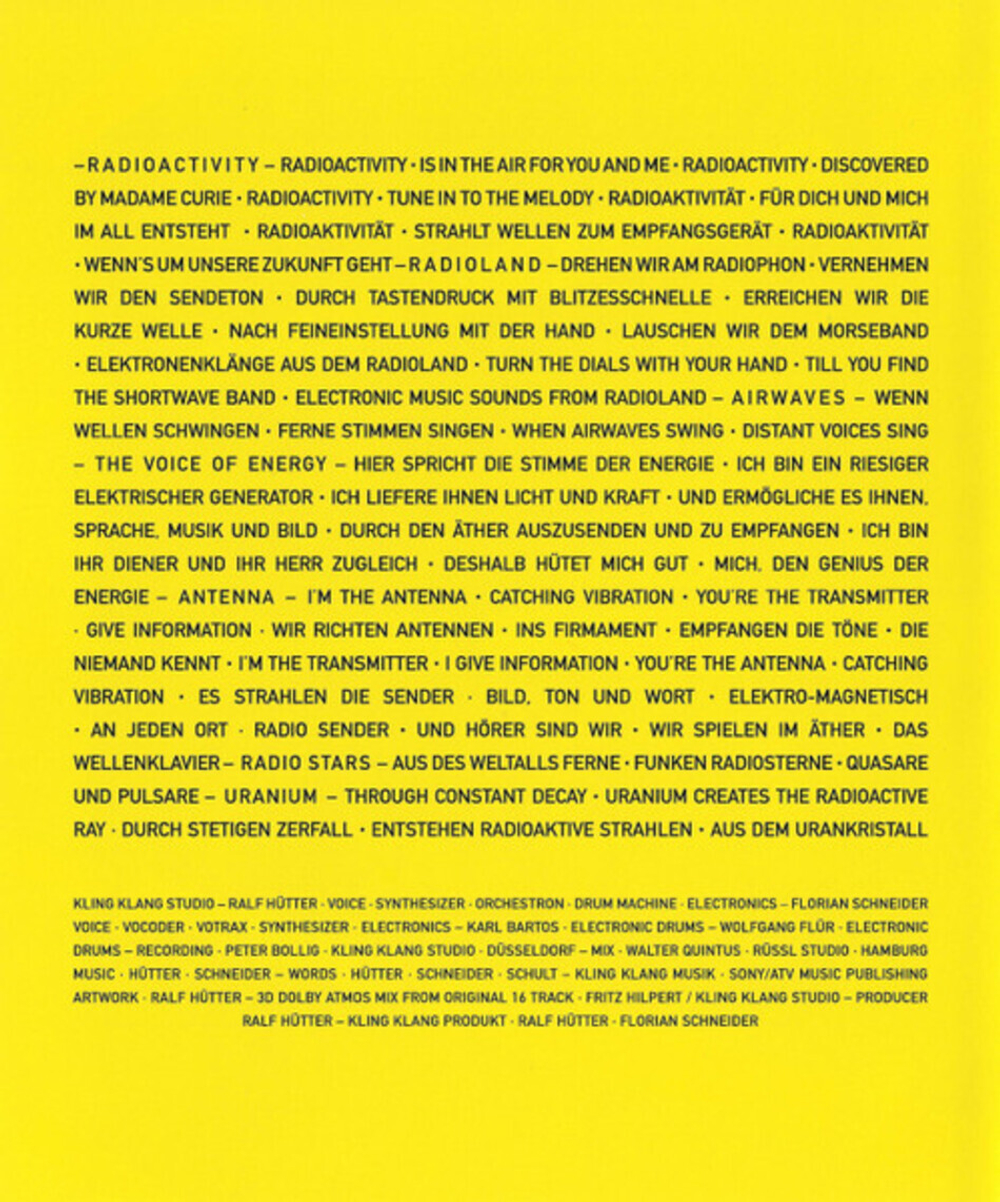 Kraftwerk / Radio-Activity (50th Anniversary Edition)(Blu-ray Audio)